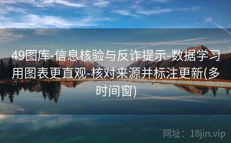 49图库-信息核验与反诈提示-数据学习用图表更直观-核对来源并标注更新(多时间窗)